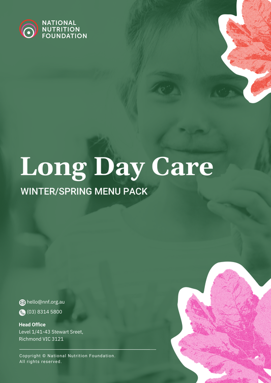 Winter/Spring Long Day Care Menu Pack